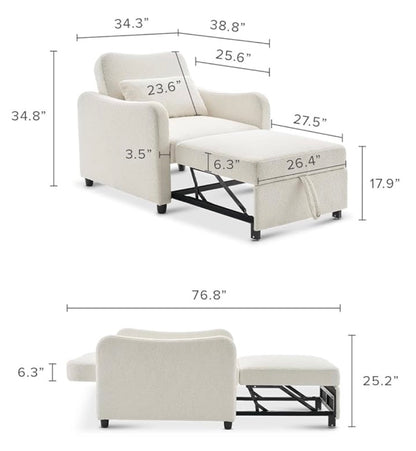 4-in-1 Convertible Comfort Chair