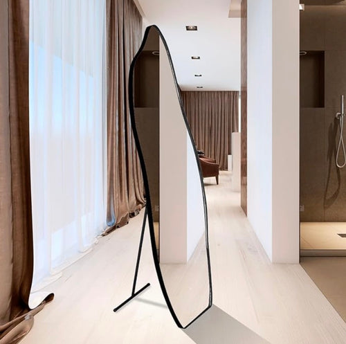 Organic Full-Length Standing Mirror with Support – 150 × 50 cm
